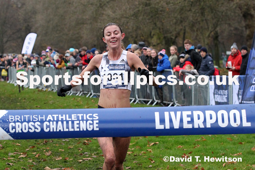 Senior and under-23 women, 2019 European Cross Country Trials and British Cross Challenge, Sefton Park, Liverpool.  Photo: David T. Hewitson/Sports for All Pics
